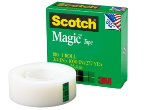 CINTA ADHE. INVISIBLE 12X33 MT MAGICA 3M 810