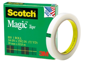 CINTA ADHE. INVISIBLE 12X66 MT MAGICA 3M 810