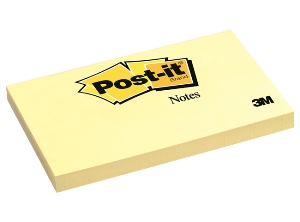 NOTA ADHESIVA 7.6X12.7 3M POST-IT 655 GRANDE AMARILLO