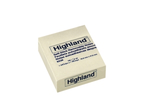 NOTA ADHESIVA HIGHLAND POST-IT 6539 CHICO AMARILLO