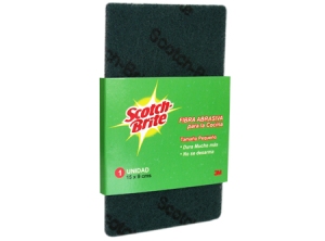 ESPONJA ABRASIVA COCINA 3M S.BRITE 9X15 CMS.CL-102