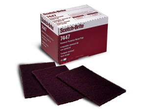 ESPONJA SCOTCH BRITE 3M HANDS PADS 7447 MARRON