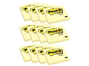 NOTA ADHESIVA 3M POST-IT 654 PROMOCION 12 UN
