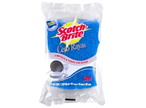 ESPONJA SCOTCH BRITE 3M CERO RAYAS AZUL
