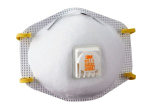 MASCARILLA 8511 3M PARA PARTICULAS C/VALVULA X10