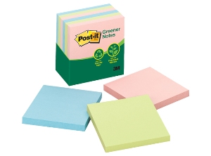 NOTA ADHESIVA 3M RECICLADA POST-IT 5416 X6 UN CUBO