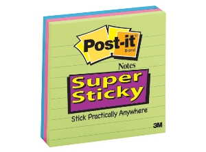 NOTA ADHESIVA 3M POST-IT 675-3 NEON RAYA 180 COLOR
