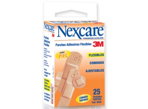 PARCHE CURITA ADHESIVO 3M X 25 UND.6030