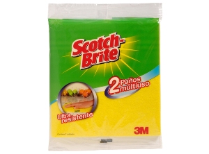 PAÑO ABSORBENTE X 2 3M SCOTCH BRITE CELULOSA