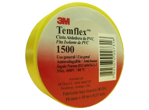 CINTA AISLANTE 18 MM X 5 MT. AMARILLA 3M