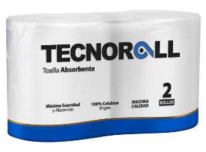 TOALLA PAPEL 2 ROLL.280 MT. TECNOROLL H/S