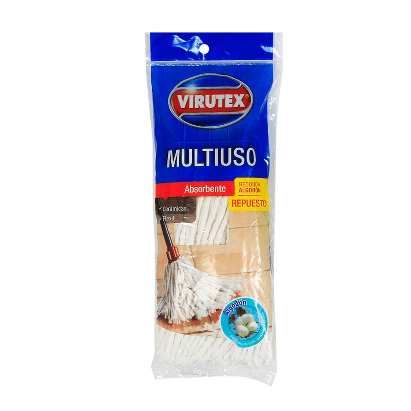 Mopa Limpieza Virutex Clásica Repuesto Algodón