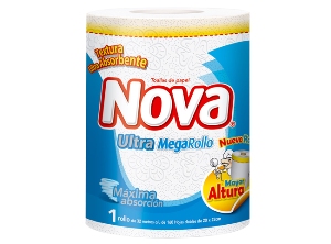 TOALLA PAPEL 1 ROLL. 32 MT. NOVA H/DOBLE.