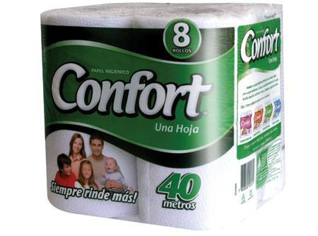 PAPEL HIG. 8 ROLLOS 40 MT. H/S JUNIOR CONFORT.