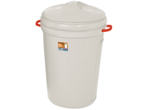 BASURERO 70 LT. C/TAPA S/REMO 45X70 CMS REDON BE