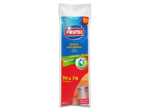 BOLSA BASURA ROLLO 50 X 70 10 UN. VIRUTEX