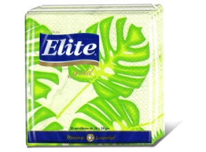 SERVILLETA COCKTAIL ELITE GOLD/DISEÑ 24X24CM 20UD