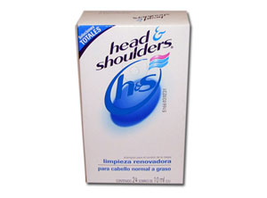 SHAMPOO SACHET H&S LIMPIEZA RENOVADORA DP X 24 UN