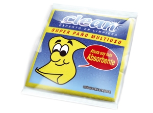 PAÑO ABSORBENTE X 1 CLEAN ALUSA 40 X 37 AMARILLO