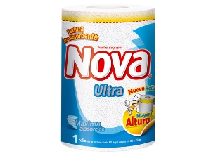 TOALLA PAPEL 1 ROLL. 16 MT. NOVA ULTRA H/DOBLE
