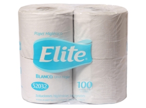 PAPEL HIG. 4 ROLLOS 100 MT. H/S ELITE