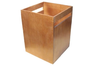 PAPELERO MADERA 34 ALTO X 25 FRENTE X 25 FONDO