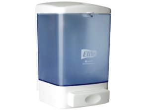 DISPENSADOR JABON 1 LT. ELITE C/LLAVE CELESTE