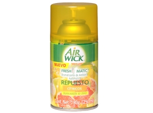 DESODOR/AMB. AIRWICK 250ML RPTO.MATIC CITRICO