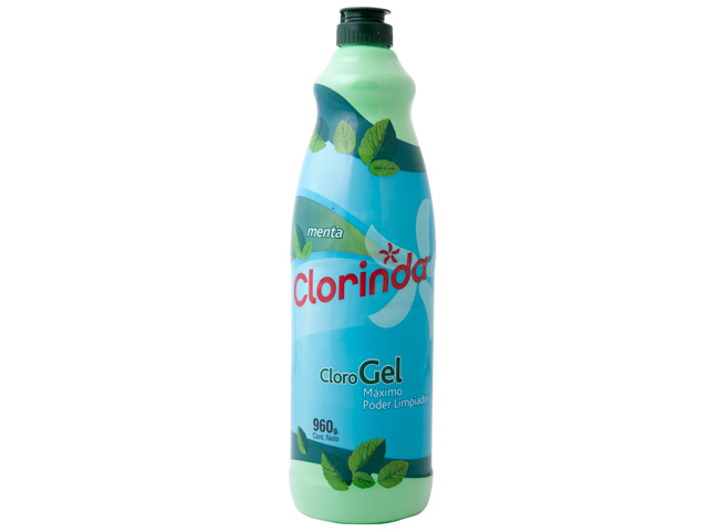 CLORO GEL 960 ML. CLORINDA MENTA