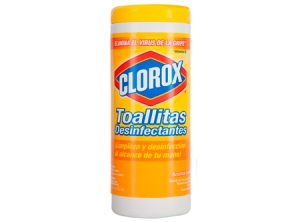 TOALLAS DESINFEC. CLOROX WIPES LIMON MULTIUSO 35 U