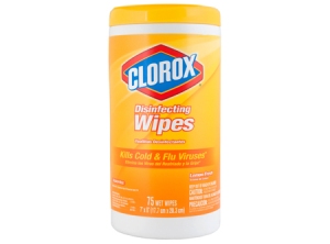 TOALLAS DESINFEC. CLOROX WIPES LIMON MULTIUSO 75UN