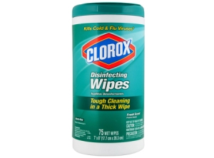 TOALLAS DESINFEC. CLOROX WIPES FRESH MULTIUSO 75UN