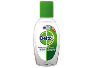 ALCOHOL GEL 50 ML. DETTOL SIN ENJUAGUE