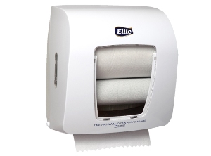 DISPENSADOR TOALLA 160 MT AUTOCORTE BLANCO ELITE