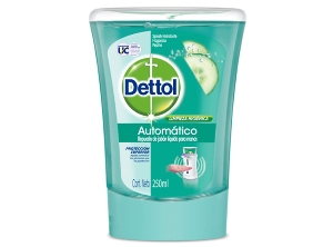 JABON LIQ. 250 ML. DETTOL PEPINO REPUESTO