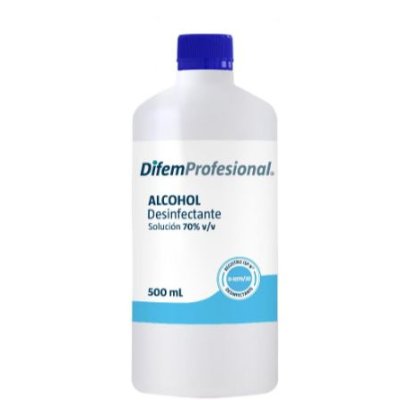 Alcohol Desinfectante Difem Profesional 70% 500 ml