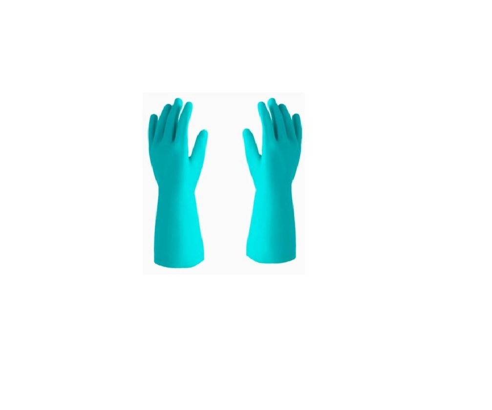 Guantes de Nitrilo Adicare Industriales Talla M Verde