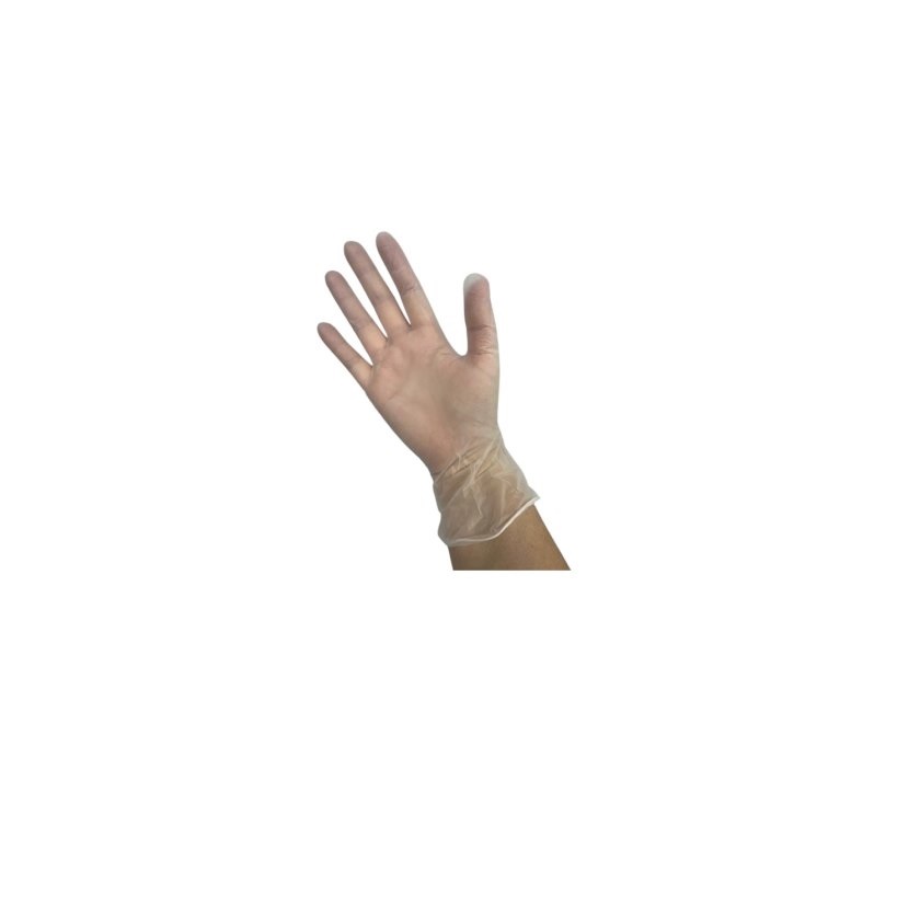Guantes de Vinilo Adicare Talla M Caja de 100 Sin Polvo