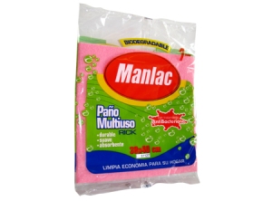 PAÑO COCINA MULTIUSOS 38X40 CM MANLAC