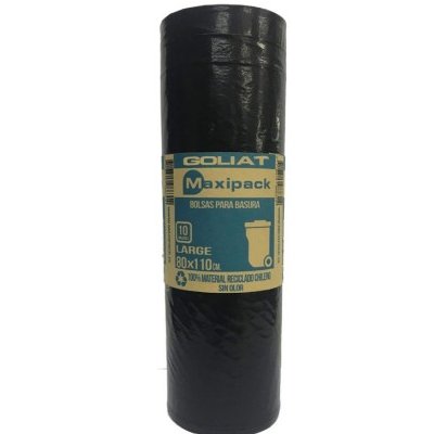 Bolsa de Aseo Goliat Maxipack Grande 80x110 cm 10 Unidades