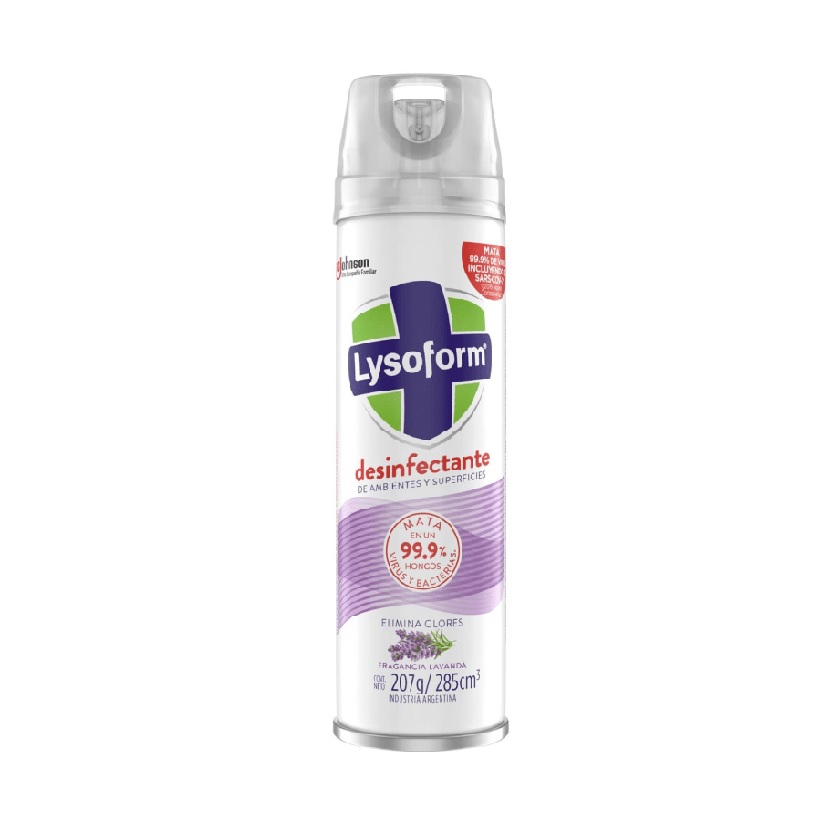 Desinfectante en Aerosol Lysoform Lavanda 285 cc