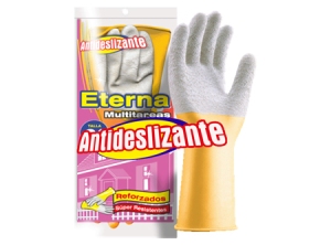 GUANTE LATEX ETERNA TALLA 7 MULTIUSO ANTIDESLIZ.