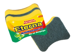 ESPONJA MULTIUSO ACANALADA X 1 UN ETERNA.