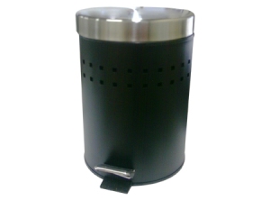 PAPELERO METALICO C/PEDAL 5 LTS.