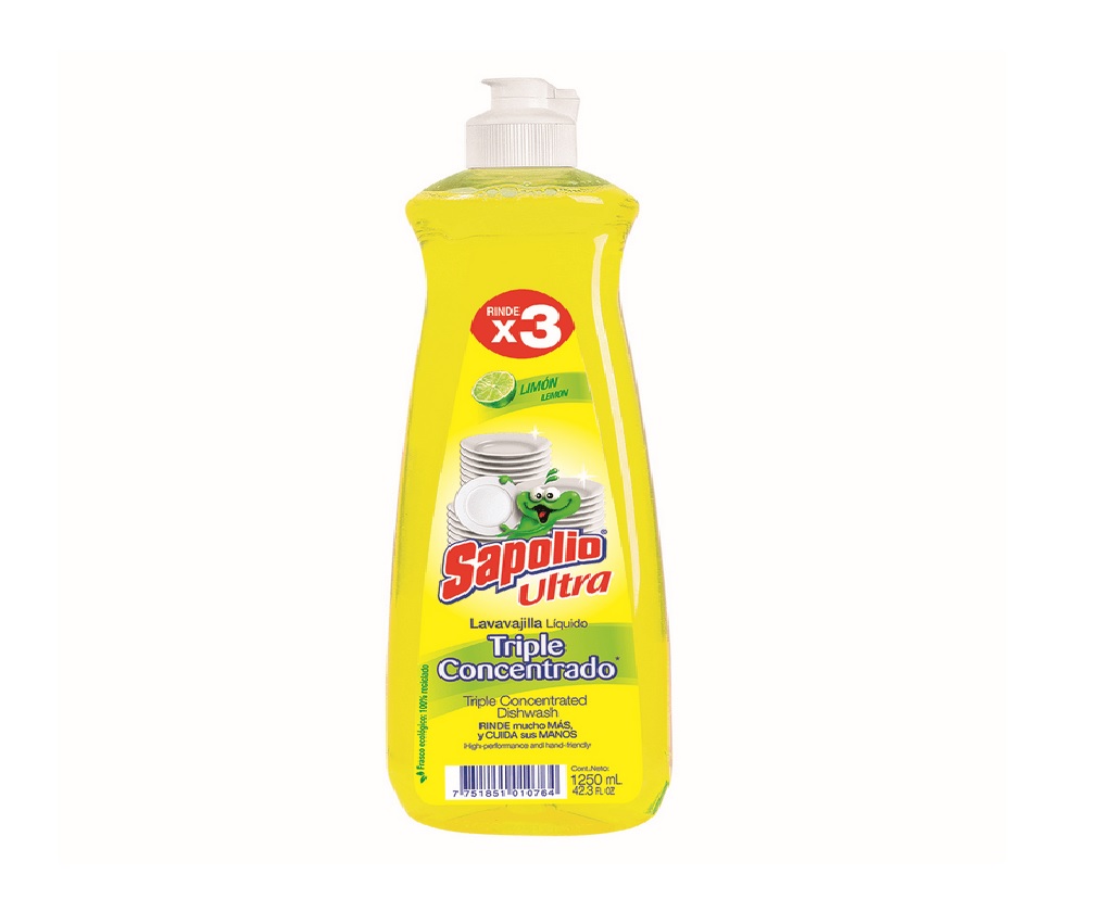 Lavalozas Líquido Sapolio Limón 1.2 L