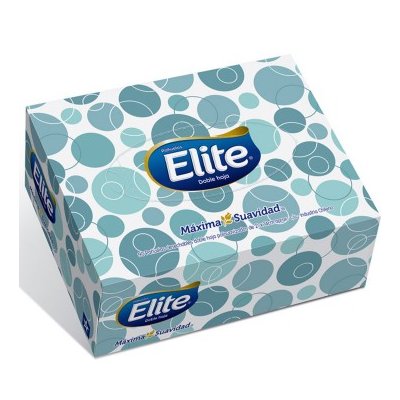 Pañuelo Facial Elite Estuche de 90 Hojas