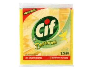 PAÑO ABSORBENTE X 1 CIF DANZARINA 40 X 37 AMARIL