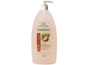 JABON LIQ. 700 ML. FAMILAND LECHE DE COCO