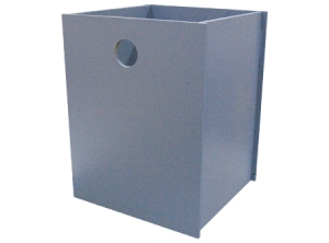 PAPELERO ESMALTADO GRIS OSCURO