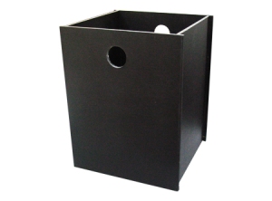 PAPELERO ESMALTADO NEGRO